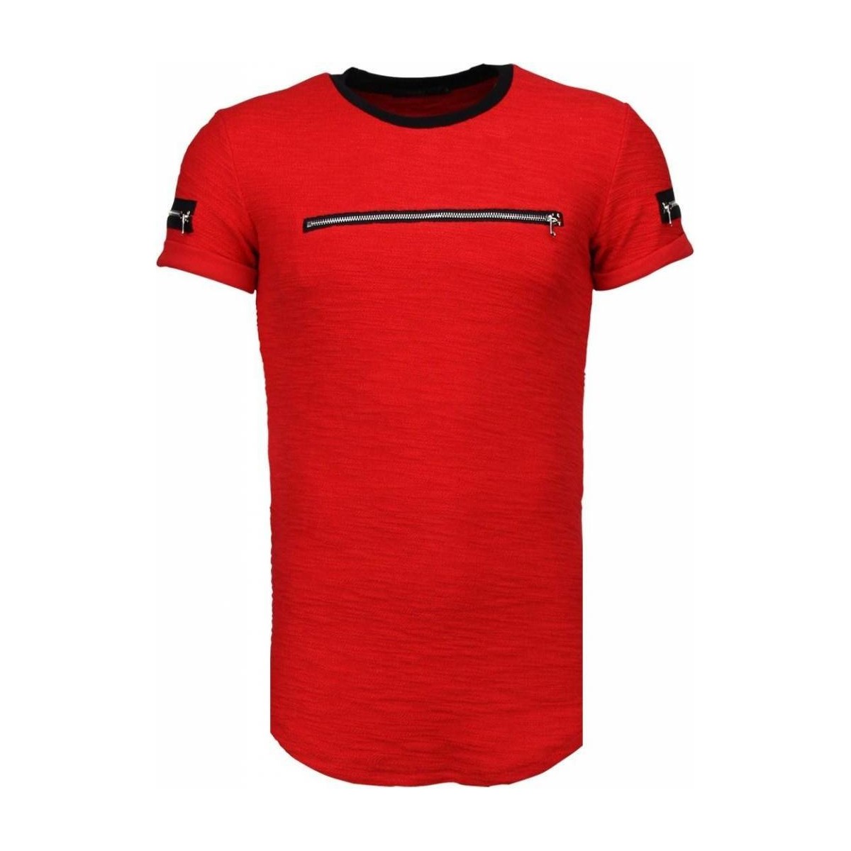 Υφασμάτινα Άνδρας T-shirt με κοντά μανίκια Justing 31873808 Red