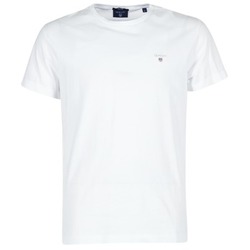 Υφασμάτινα Άνδρας T-shirt με κοντά μανίκια Gant THE ORIGINAL T-SHIRT Άσπρο