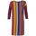 Υφασμάτινα Γυναίκα Κοντά Φορέματα Benetton VAGODA Bordeaux / Multicolour