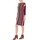 Υφασμάτινα Γυναίκα Κοντά Φορέματα Benetton VAGODA Bordeaux / Multicolour