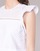 Υφασμάτινα Γυναίκα Μπλούζες MICHAEL Michael Kors COMBO EYELET S/S Άσπρο