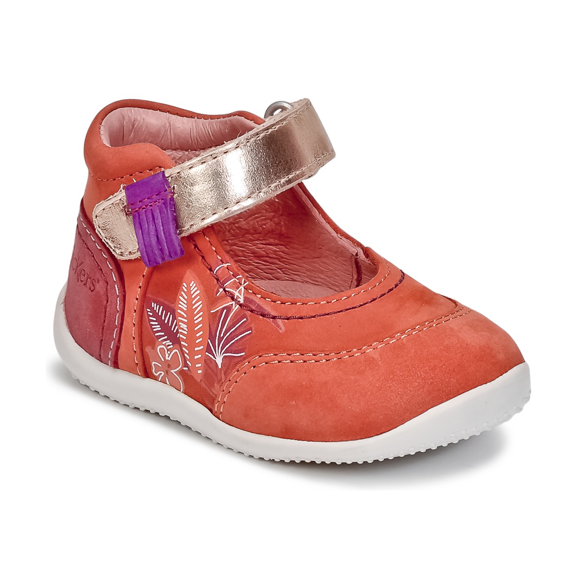 Παπούτσια Κορίτσι Μπαλαρίνες Kickers BIMAMBO Orange / Fuchsia / Ροζ