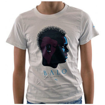 Υφασμάτινα Παιδί T-shirts & Μπλούζες Puma Balotelli JR Άσπρο