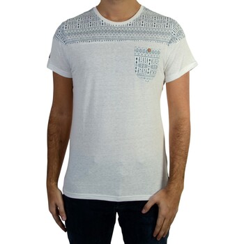 Υφασμάτινα Άνδρας T-shirt με κοντά μανίκια Deeluxe 91448 Άσπρο