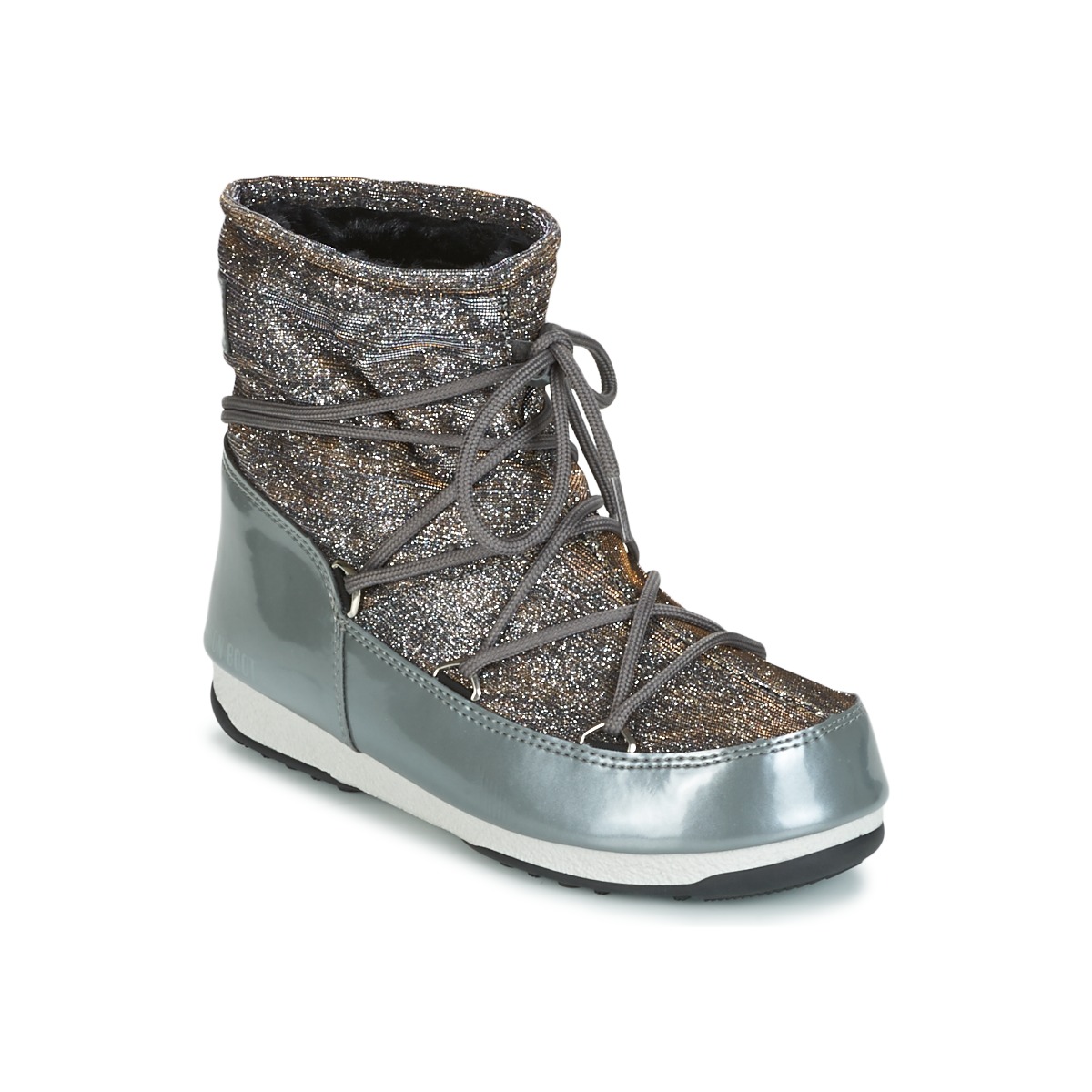 Παπούτσια Γυναίκα Snow boots Moon Boot MOON BOOT LOW LUREX Grey / Argenté