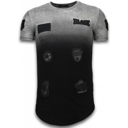 Υφασμάτινα Άνδρας T-shirt με κοντά μανίκια Justing 46497164 Black
