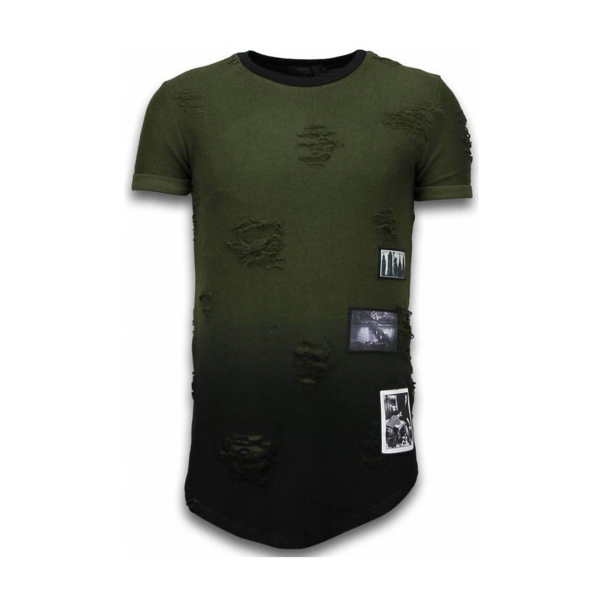 Υφασμάτινα Άνδρας T-shirt με κοντά μανίκια Justing 46494920 Green