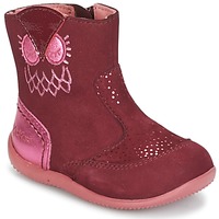 Παπούτσια Κορίτσι Μπότες Kickers BRETZELLE Ροζ / Fonce