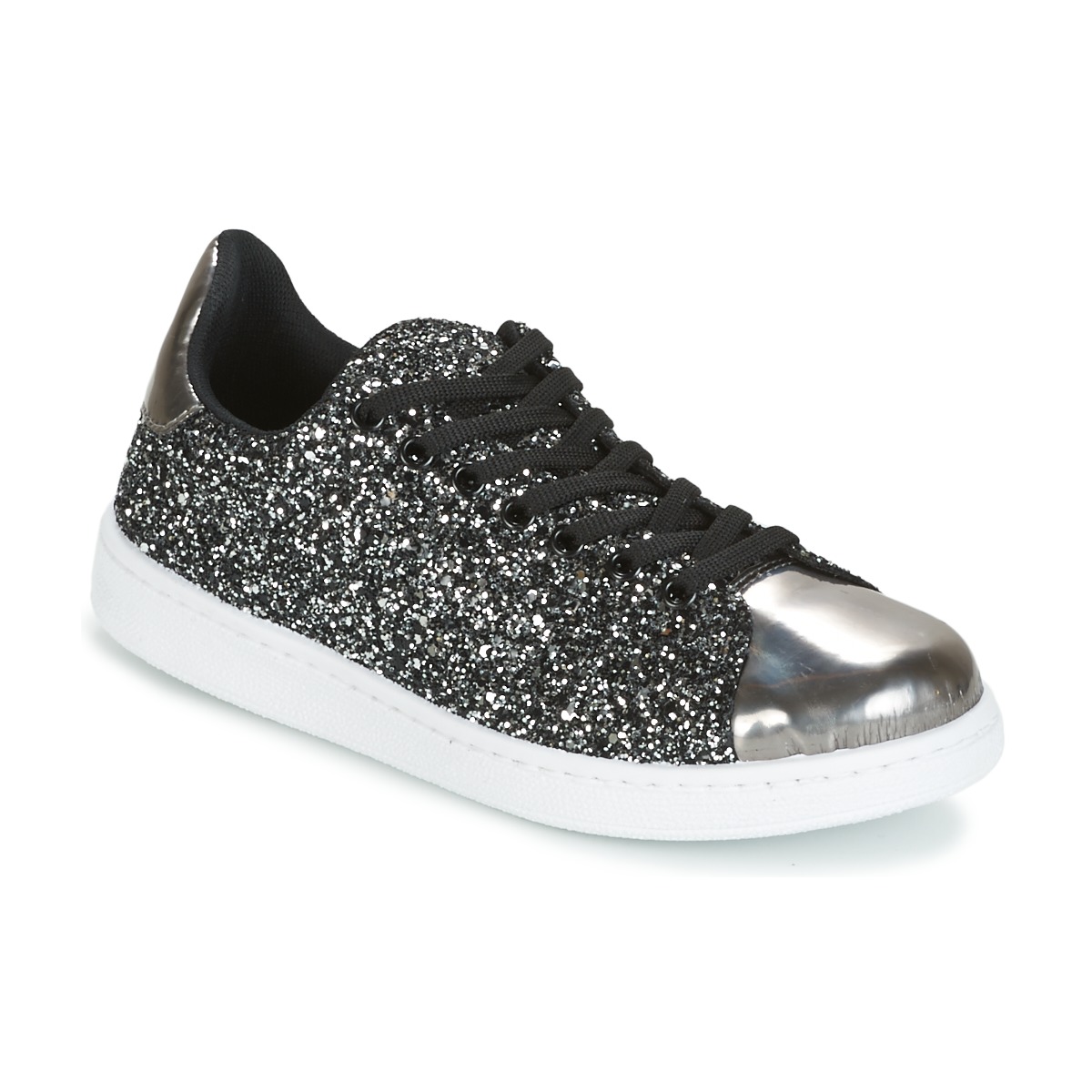 Παπούτσια Γυναίκα Χαμηλά Sneakers Yurban HELVINE Grey / Glitter