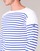 Υφασμάτινα Άνδρας Μπλουζάκια με μακριά μανίκια Armor Lux DISJON Άσπρο / Μπλέ