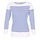 Υφασμάτινα Γυναίκα Μπλουζάκια με μακριά μανίκια Armor Lux ROADY Άσπρο / Μπλέ
