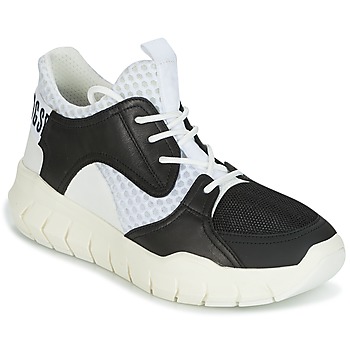 Παπούτσια Άνδρας Χαμηλά Sneakers Bikkembergs FIGHTER 2022 LEATHER Black / Άσπρο