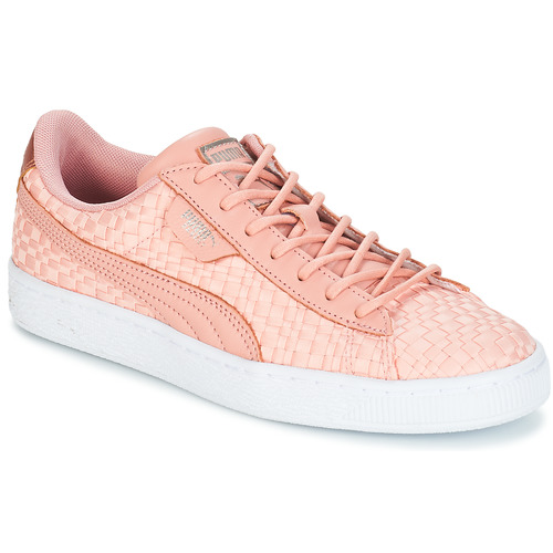 Παπούτσια Γυναίκα Χαμηλά Sneakers Puma BASKET SATIN EP WN'S Ροζ