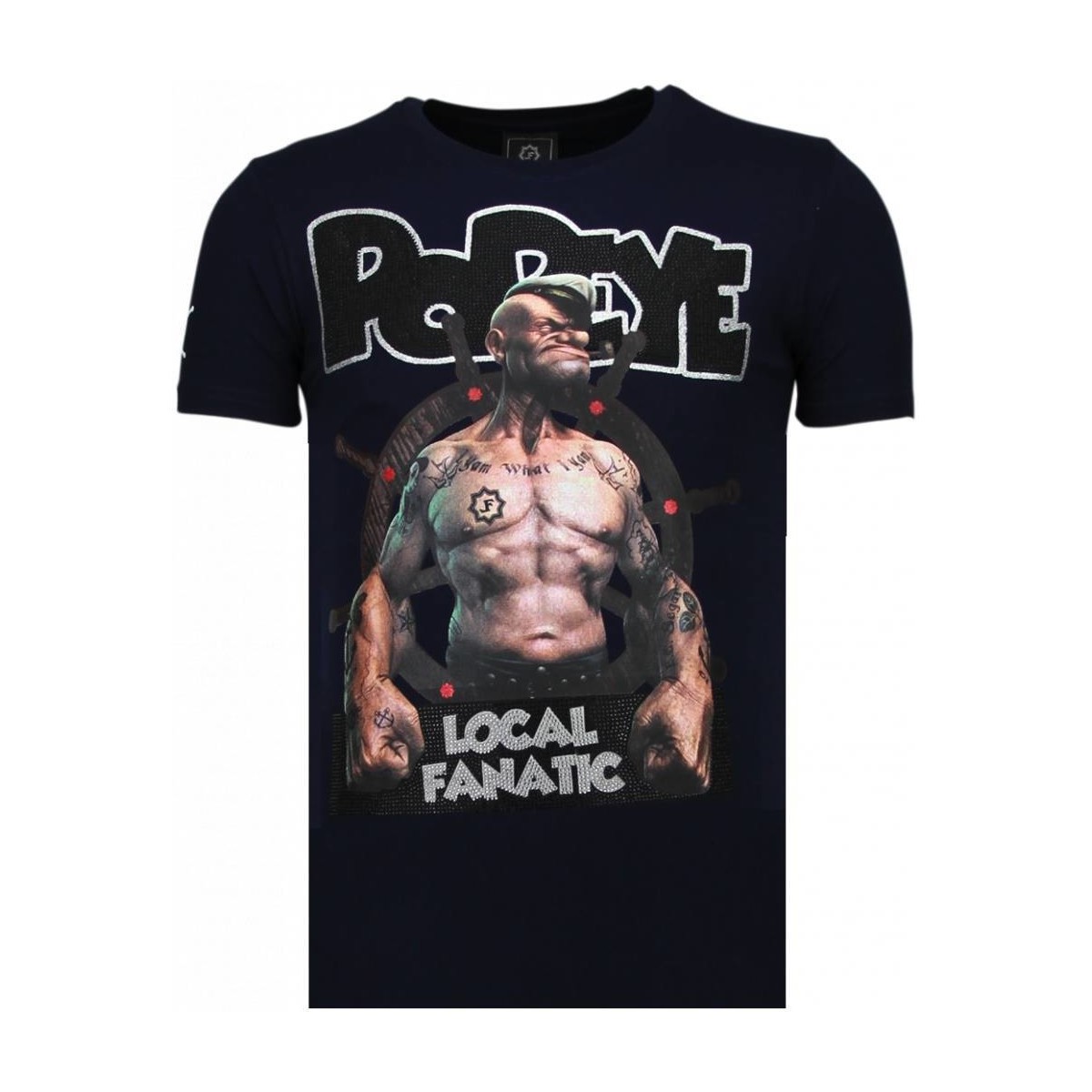Υφασμάτινα Άνδρας T-shirt με κοντά μανίκια Local Fanatic 51611744 Μπλέ