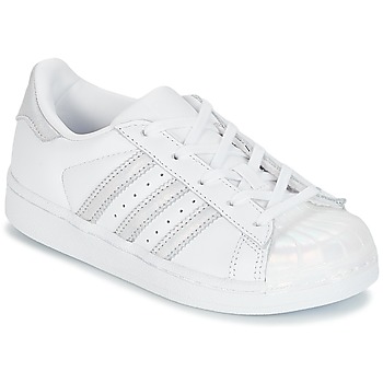 Παπούτσια Κορίτσι Χαμηλά Sneakers adidas Originals STAN SMITH C Άσπρο / Silver