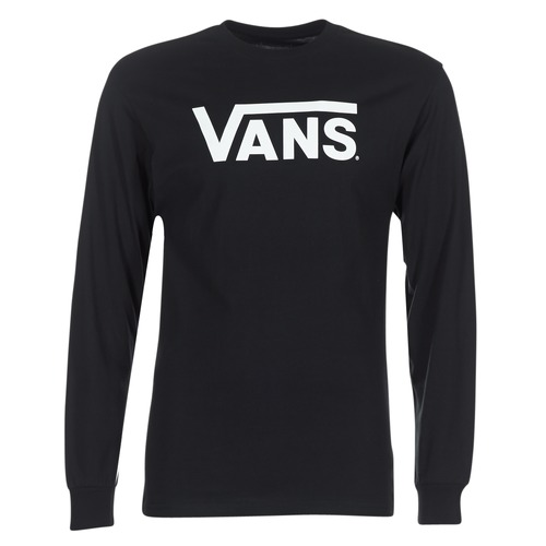 Υφασμάτινα Άνδρας Μπλουζάκια με μακριά μανίκια Vans VANS CLASSIC Black