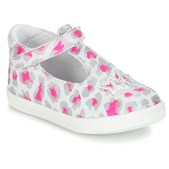 Παπούτσια Κορίτσι Μπαλαρίνες GBB SABRINA Grey / Ροζ / Άσπρο