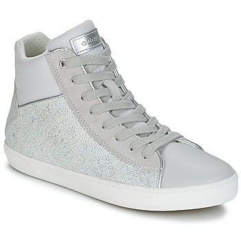 Παπούτσια Κορίτσι Ψηλά Sneakers Geox J KILWI G. H Grey / Silver