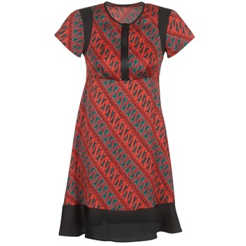 Υφασμάτινα Γυναίκα Κοντά Φορέματα Sisley ZEBRIOLO Red / Black