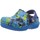 Παπούτσια Κορίτσι Σανδάλια / Πέδιλα Crocs KID'S CLASSIC FUZZ LINED GRAPHIC CLOG Μπλέ
