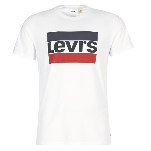Υφασμάτινα Άνδρας T-shirt με κοντά μανίκια Levi's GRAPHIC SPORTSWEAR LOGO Άσπρο