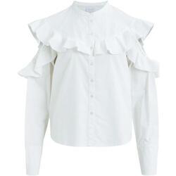 Υφασμάτινα Γυναίκα T-shirts & Μπλούζες Vila  Άσπρο
