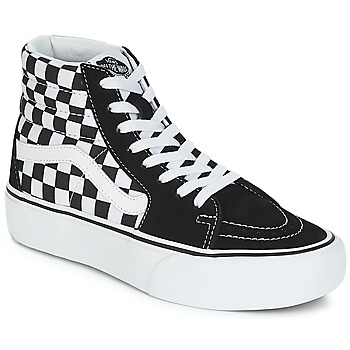 Παπούτσια Γυναίκα Ψηλά Sneakers Vans SK8-Hi PLATFORM 2.1 Black / Άσπρο