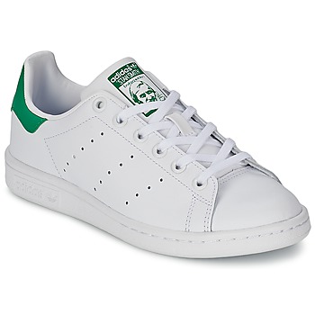 Παπούτσια Παιδί Χαμηλά Sneakers adidas Originals STAN SMITH J Άσπρο / Green