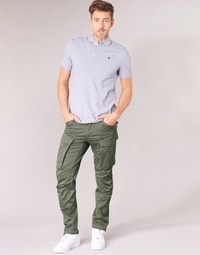 Υφασμάτινα Άνδρας παντελόνι παραλλαγής G-Star Raw ROVIC ZIP 3D STRAIGHT TAPERED Grey / Green