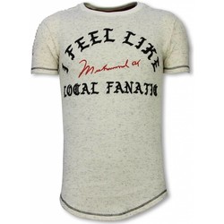 Υφασμάτινα Άνδρας T-shirt με κοντά μανίκια Local Fanatic 67586771 Beige
