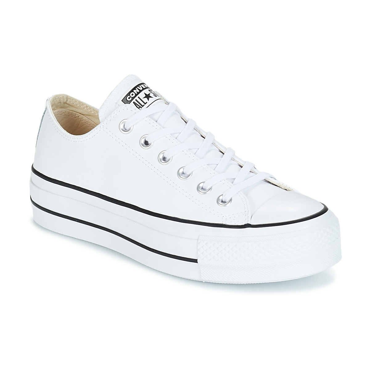 Xαμηλά Sneakers Converse CHUCK TAYLOR ALL STAR LIFT CLEAN OX LEATHER Δέρμα