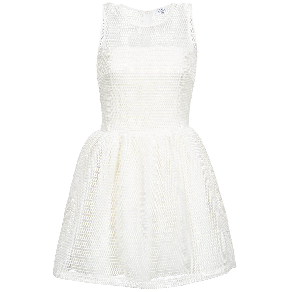 Υφασμάτινα Γυναίκα Κοντά Φορέματα Brigitte Bardot AGNES Άσπρο