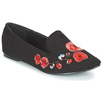 Παπούτσια Γυναίκα Μοκασσίνια Moony Mood JASMINY Black / Fleur
