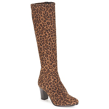 Παπούτσια Γυναίκα Μπότες για την πόλη André GANTELET 4 Leopard
