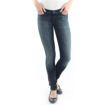 Υφασμάτινα Γυναίκα Skinny jeans Wrangler Jaclyn  Dark Lake W26DU468Y Μπλέ