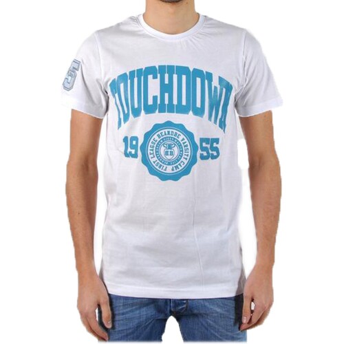 Υφασμάτινα Άνδρας T-shirt με κοντά μανίκια Sélection Galerie Chic 6681 Άσπρο