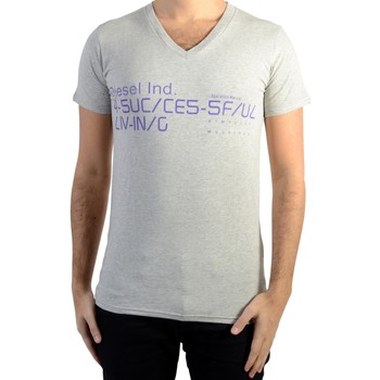 Υφασμάτινα Άνδρας T-shirt με κοντά μανίκια Diesel 96355 Grey