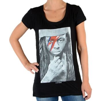 Υφασμάτινα Γυναίκα T-shirt με κοντά μανίκια Eleven Paris 32612 Black