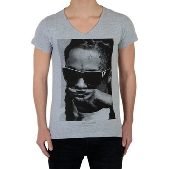 Υφασμάτινα Αγόρι T-shirt με κοντά μανίκια Eleven Paris 40281 Grey
