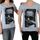 Υφασμάτινα Κορίτσι T-shirt με κοντά μανίκια Eleven Paris 40281 Grey