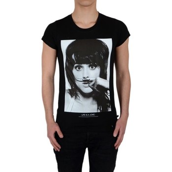Υφασμάτινα Αγόρι T-shirt με κοντά μανίκια Eleven Paris 40401 Black