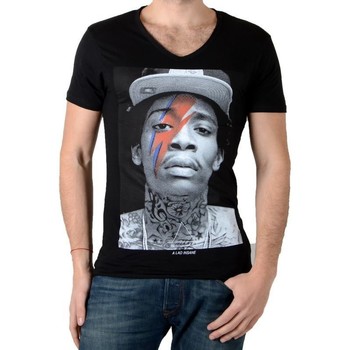 Υφασμάτινα Άνδρας T-shirt με κοντά μανίκια Eleven Paris 25323 Black