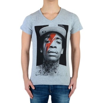 Υφασμάτινα Αγόρι T-shirt με κοντά μανίκια Eleven Paris 39399 Grey