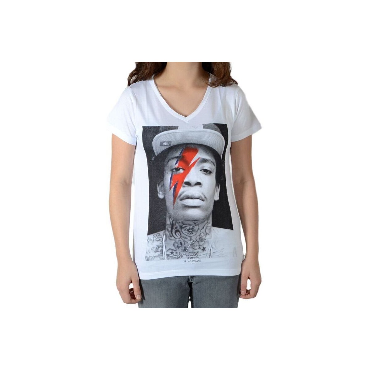 Υφασμάτινα Κορίτσι T-shirt με κοντά μανίκια Eleven Paris 39403 Άσπρο