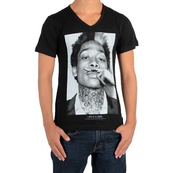 Υφασμάτινα Αγόρι T-shirt με κοντά μανίκια Eleven Paris 34549 Black