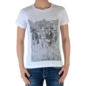 Υφασμάτινα Αγόρι T-shirt με κοντά μανίκια Eleven Paris 28792 Άσπρο