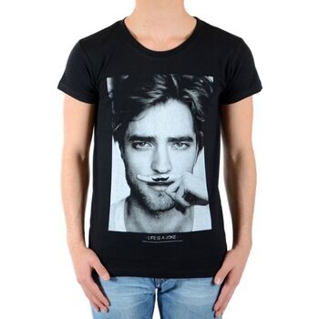Υφασμάτινα Αγόρι T-shirt με κοντά μανίκια Eleven Paris 42694 Black