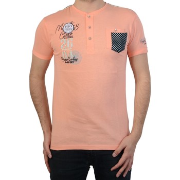Υφασμάτινα Άνδρας T-shirt με κοντά μανίκια Geographical Norway 80155 Ροζ