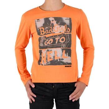 Υφασμάτινα Αγόρι T-shirt με κοντά μανίκια Japan Rags 20875 Orange