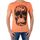 Υφασμάτινα Άνδρας T-shirt με κοντά μανίκια Japan Rags 38860 Orange